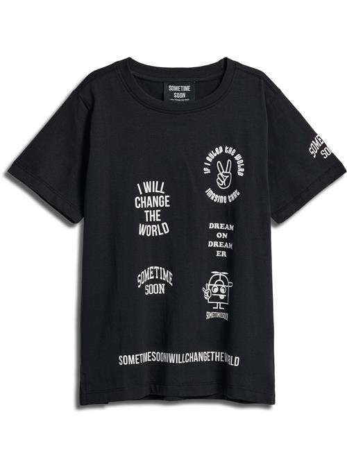 SOMETIME SOON Shirts  sort / hvid