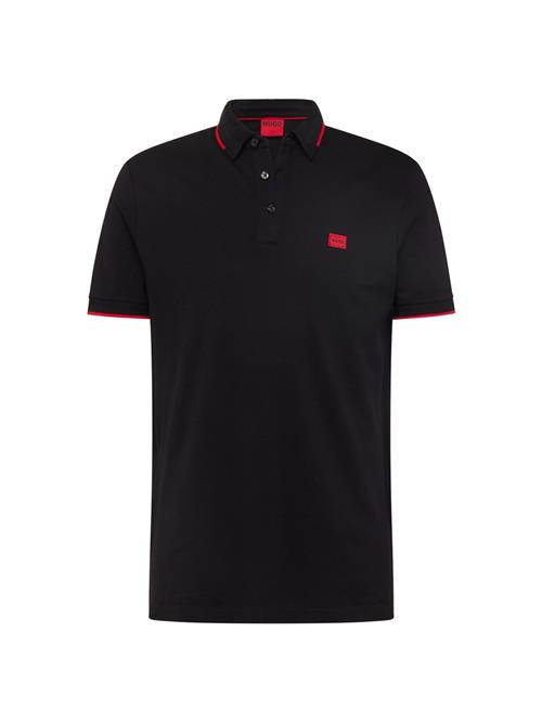 HUGO Bluser & t-shirts 'Deresino'  rød / sort