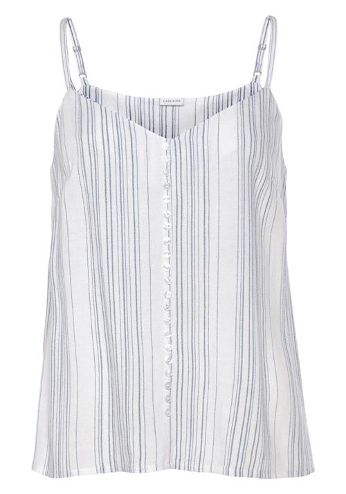 LASCANA Overdel  blå / hvid