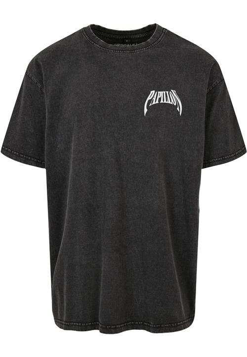 MT Upscale Bluser & t-shirts 'Origami'  blå / sort / hvid