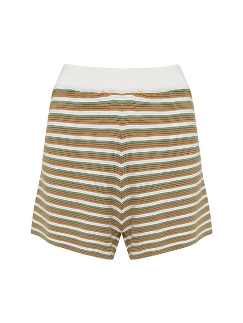 Calli Bukser 'PIA'  oliven / hvid