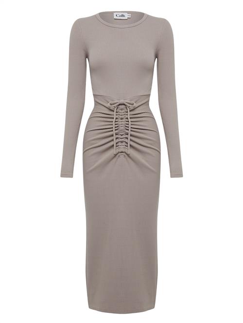 Calli Kjole 'DIONA'  taupe