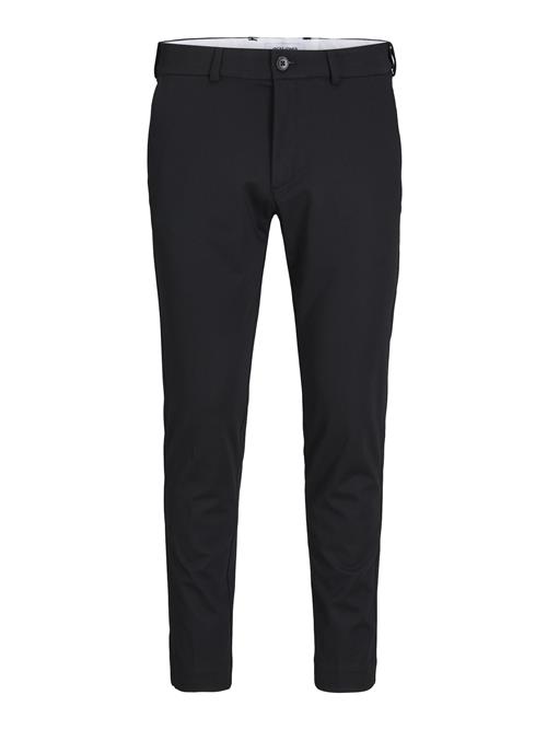 JACK & JONES Lærredsbukser 'JPSTMarco JJCooper'  sort