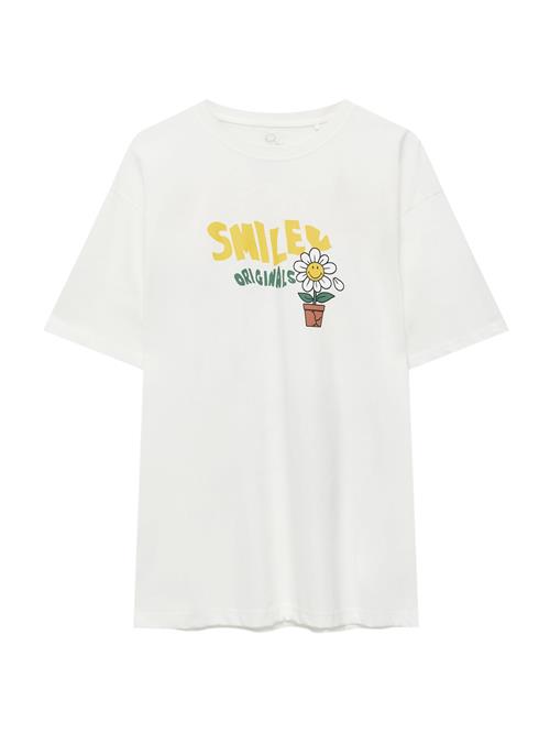 Pull&Bear Bluser & t-shirts  gul / græsgrøn / sort / hvid