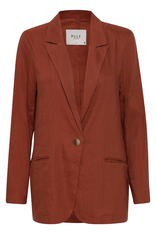 PULZ Jeans Blazer 'Luca'  rustbrun