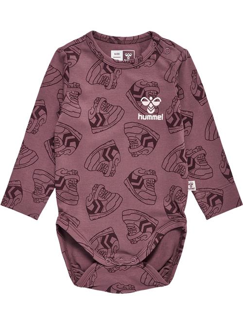 Hummel Sparkedragt/Body  bær / mørkelilla / hvid