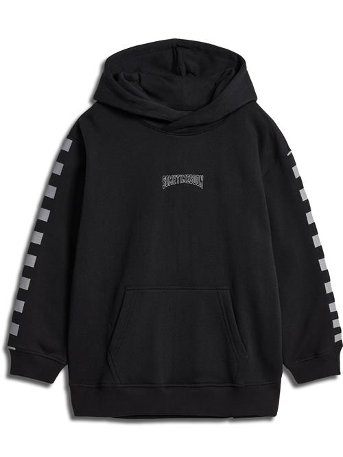 Se SOMETIME SOON Sweatshirt  sort / hvid ved About You
