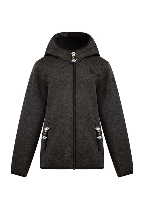 Schmuddelwedda Fleecejakke  grå-meleret