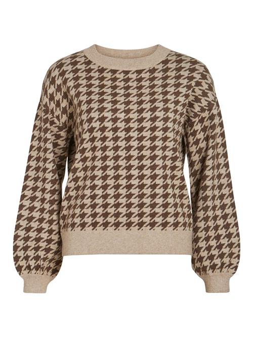VILA Pullover 'RIL'  beige / brun