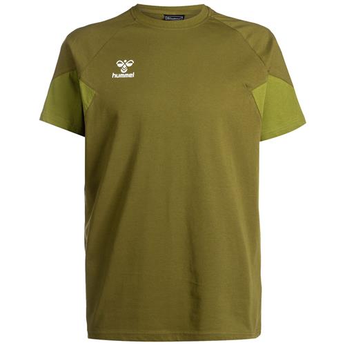 Hummel Funktionsskjorte 'Travel'  khaki / oliven / hvid