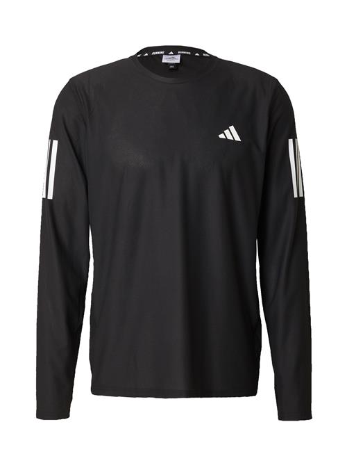 ADIDAS PERFORMANCE Funktionsskjorte 'Own the Run'  sort / hvid