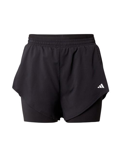 ADIDAS PERFORMANCE Sportsbukser 'Designed For Training'  sort / hvid