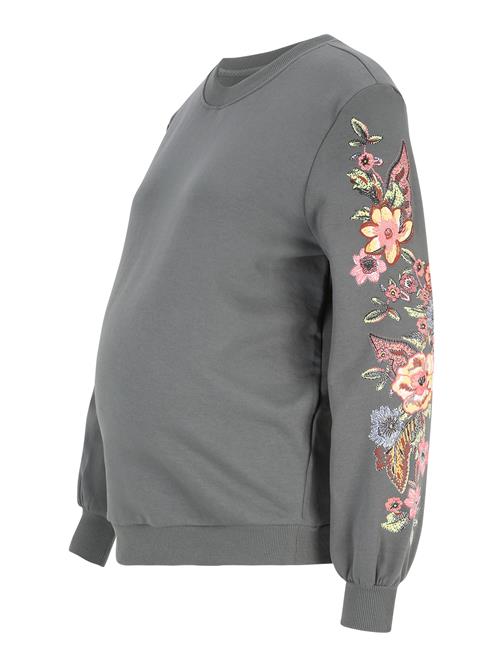 Only Maternity Sweatshirt 'OLMConny'  lyseblå / lysegul / jade / gammelrosa
