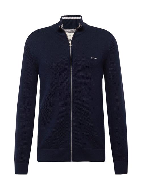 GANT Cardigan  marin / hvid