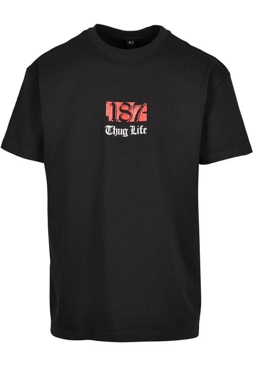 Thug Life Bluser & t-shirts 'Trojan Horse'  kirsebærsrød / sort / hvid