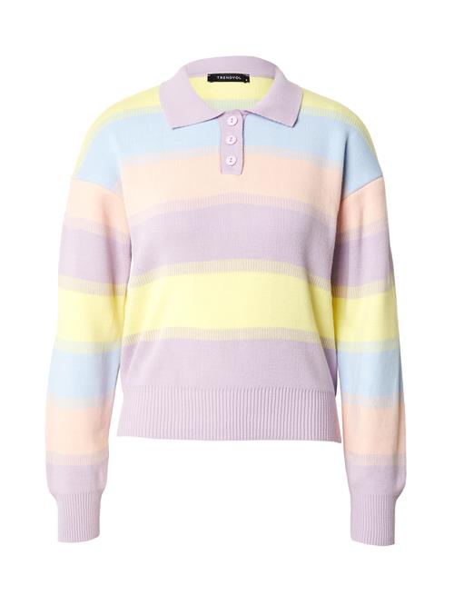 Trendyol Pullover  lyseblå / lysegul / lavendel / fersken