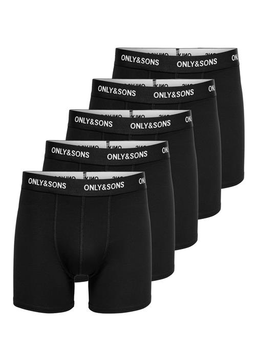 Only & Sons Boksershorts 'FITZ'  sort / hvid