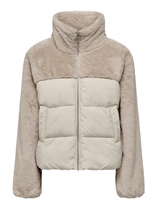 ONLY Vinterjakke 'ONLWanja'  creme / mørkebeige
