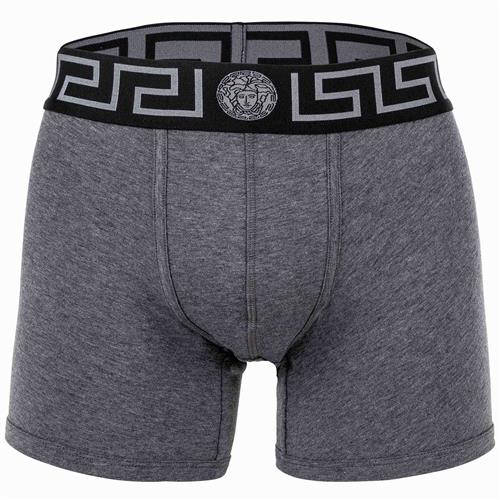 VERSACE Boksershorts  grå / sort / hvid