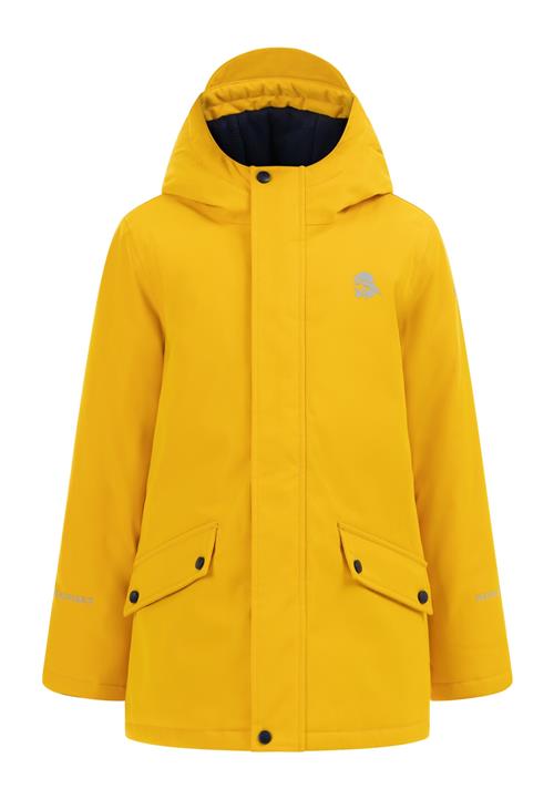 Schmuddelwedda Funktionsjakke 'Poomi'  mørkegul / grå