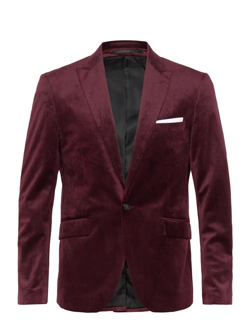 Velvet Blazer Lindbergh Burgundy