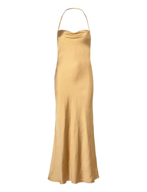 Se Carlen Maxi Dress Bardot Gold ved Booztlet