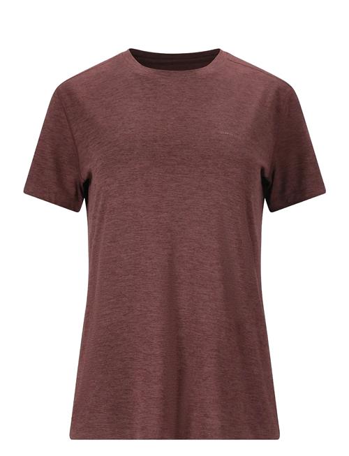 Alvaly W Melange S/S Tee Endurance Red