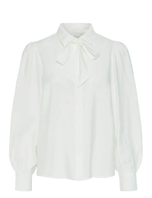 Yaspil Ls Bow Shirt S. Noos YAS White