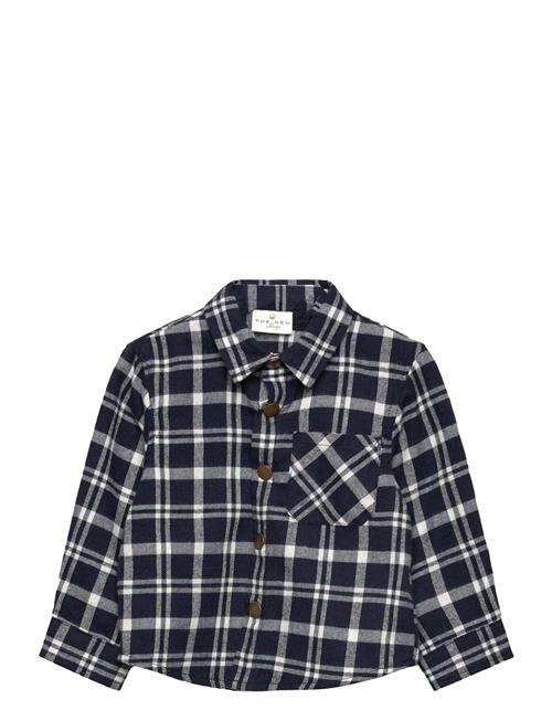 Tnstriggs L_S Flannel Shirt The New Navy
