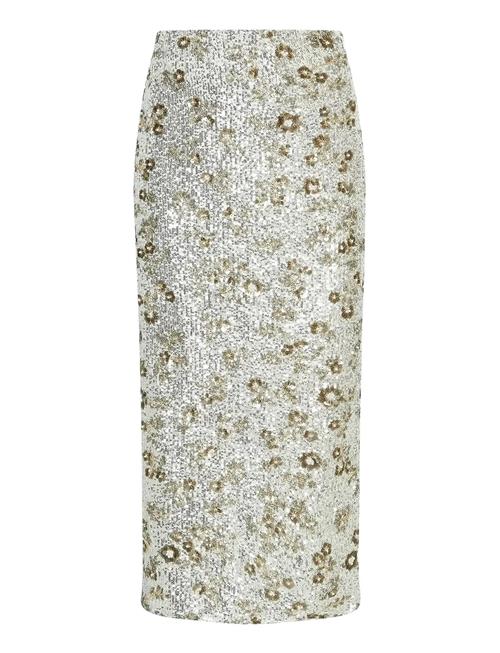 Mschmagnolia Hw Skirt Emb MSCH Copenhagen Silver
