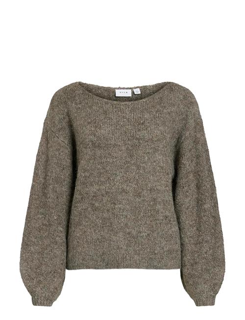 Vimarley L/S Knit Pullover Vila Brown