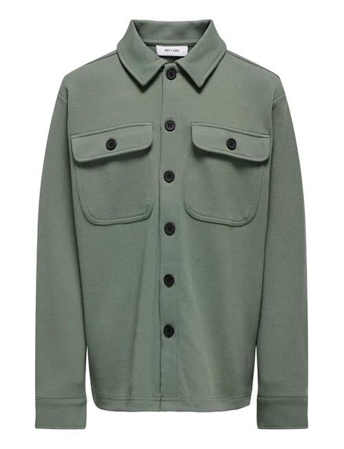 Osjnew Kodyl Overshirt Sweat Swt Noos ONLY & SONS Green