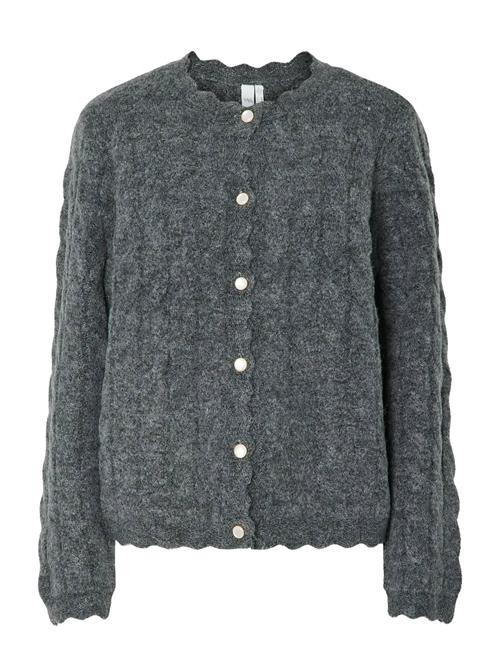 Yasbubera Ls Knit Cardigan S. Noos YAS Grey