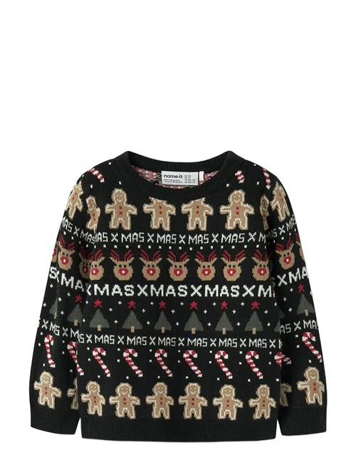 Nmmrasko Ls Knit Box Name It Black