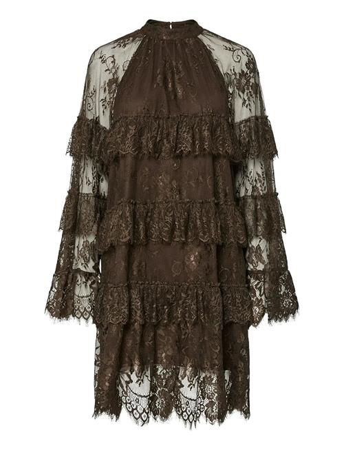 Yaslacey Ls Dress - D2D YAS Brown