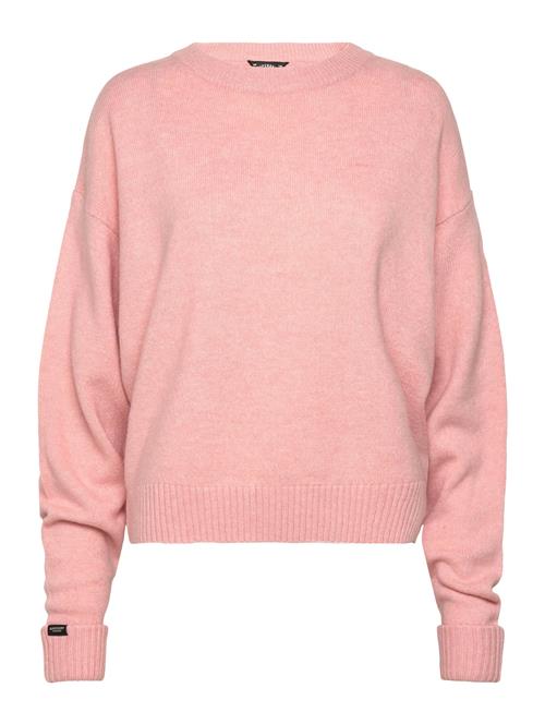 Slouchy Crew Neck Jumper Superdry Pink