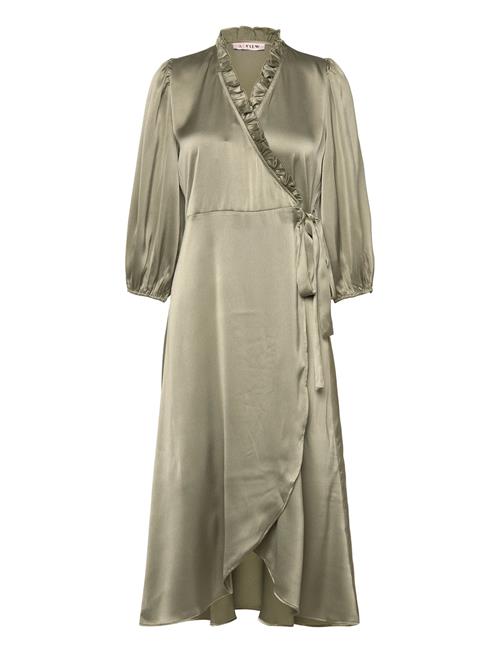 Peony 3/4 Sleeve Dress A-View Khaki