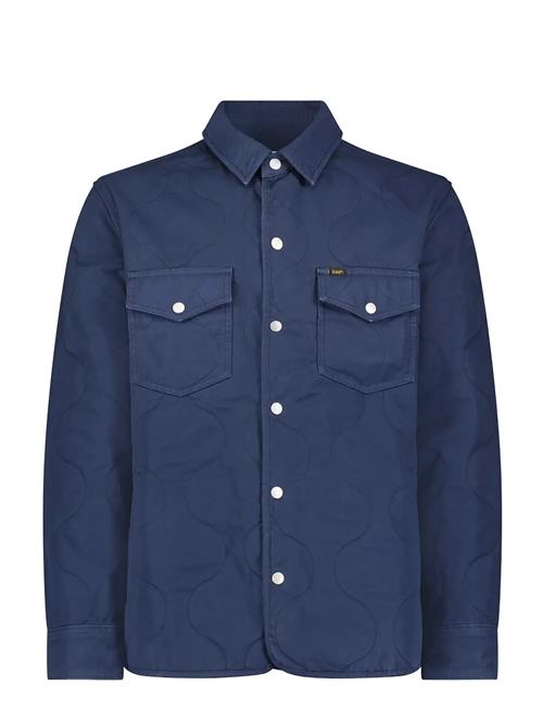 Quilted Shirt Jacket Lee Jeans Navy