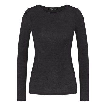 Triumph Beauty Layers Wool Long Sleeve Top Sort uld Medium Dame