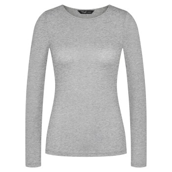 Triumph Beauty Layers Wool Long Sleeve Top Grå uld X-Large Dame