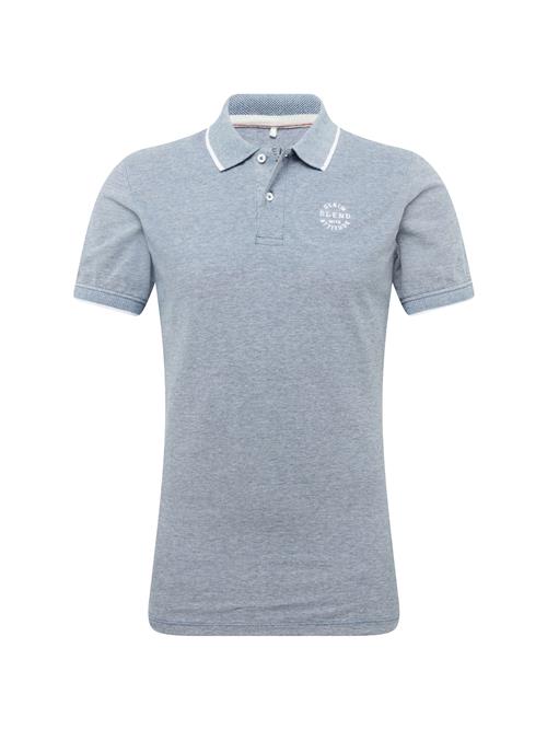 BLEND Bluser & t-shirts 'Nate'  dueblå / hvid