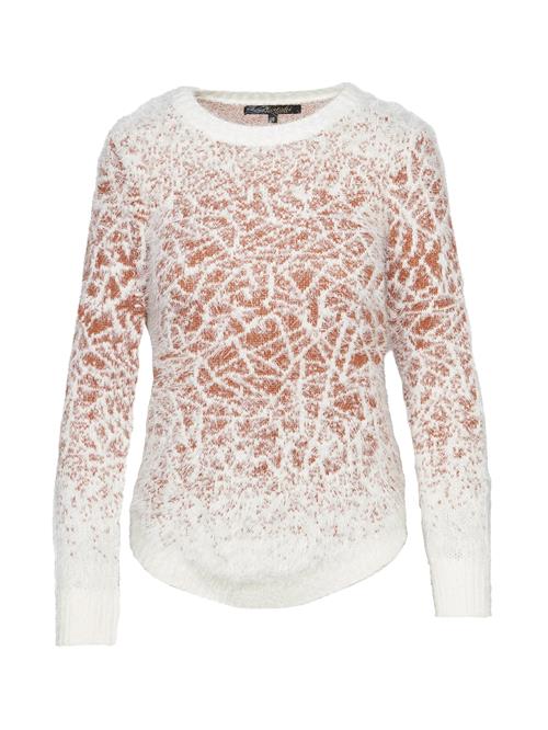 KOROSHI Pullover  mørkeorange / hvid