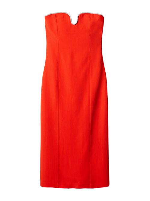 MANGO Coctailkjole &#39;BELLI&#39;  brandr&#248;d / s&#248;lv