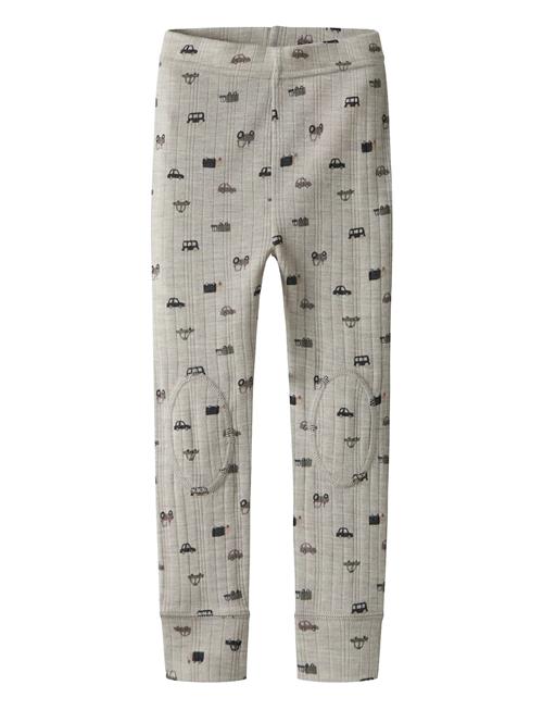 Nmmwang Wool Needle Longjohn Noos Name It Grey