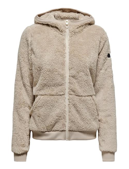 Onpfluffy Hood Fz Ls Jck Only Play Beige