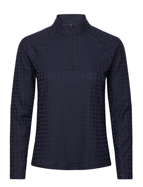 W Houndstooth 1/4 Zip PUMA Golf Black