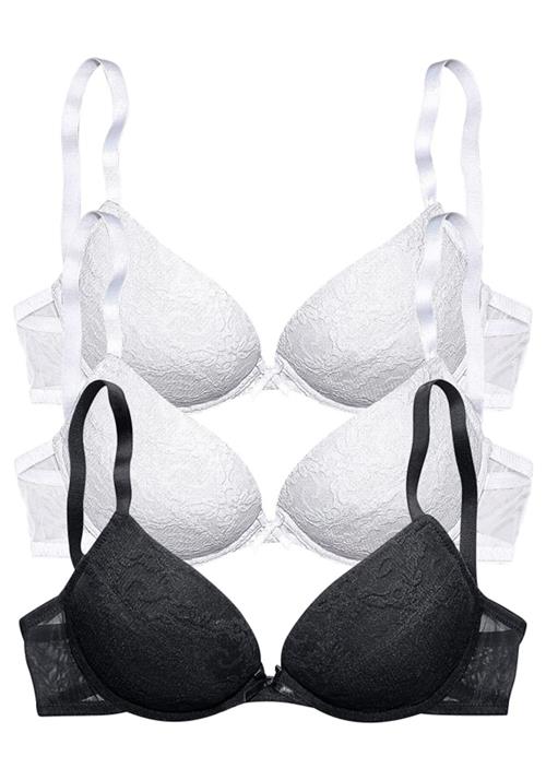 PETITE FLEUR BH  sort / hvid