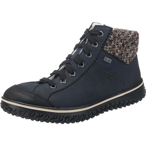 Rieker Snørestøvletter  natblå / blandingsfarvet / sort