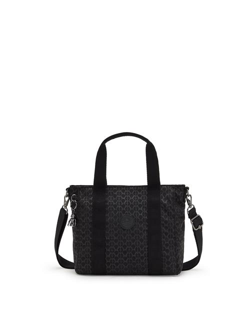 KIPLING Shopper 'Asseni'  basalgrå / blomme