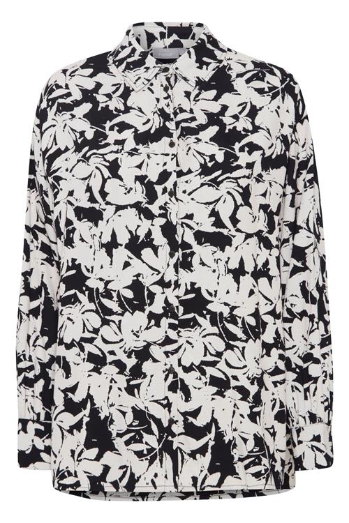 Se Fransa Bluse 'Cina'  sort / hvid ved About You